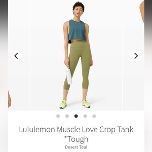 Lululemon Muscle Love Crop Tank Top